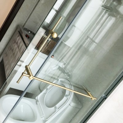 淋浴房门拉手对装图片