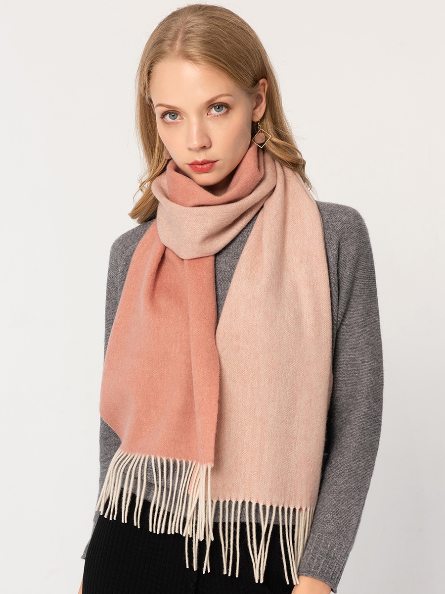 围巾女冬季2020新款百搭双面