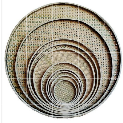 养蚕簸簱特色产品竹编筐竹罗筐筛面晒东西的竹筛米塞子竹筛子多用