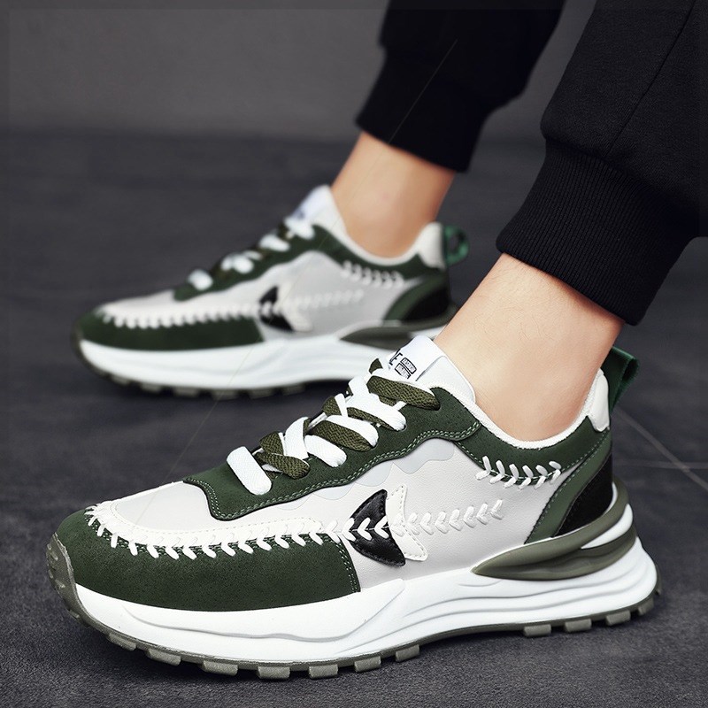 潮胖男鞋个体店秋冬新款男士运动休闲鞋男士老爹隐形增高鞋