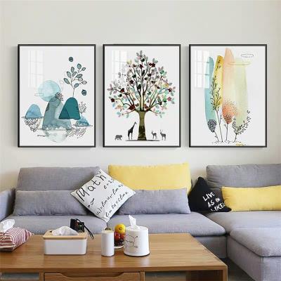 墙上装饰创意网红墙墙面电视背景品室内沙发客厅简约r画家挂画餐