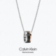 NECKLACE - 2019 CALVIN KLEIN BLAST KJ7MBN3001 - CK情侣项链