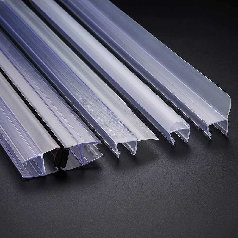 玻璃门密封条淋浴房挡水条无框阳台门窗门缝h密封边条隔音防水条