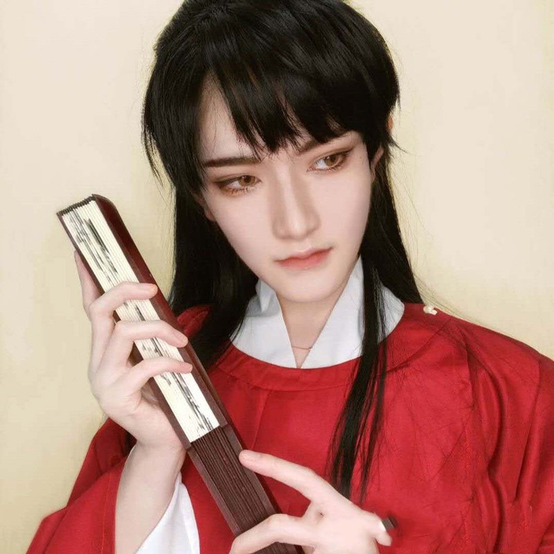 古装汉服假发型古风男头发造型全头套假发套全头古风万用长直