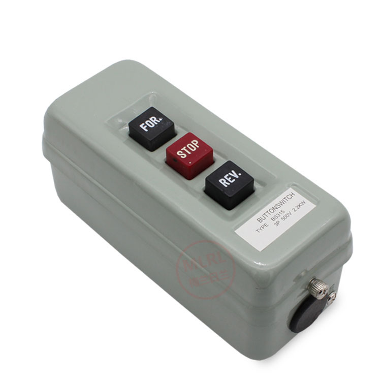 开关bs315b压扣动力押扣倒顺互锁按钮启动380v22kw按钮