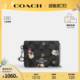 COACH/蔻驰官方 奥莱女士小雪人印花单肩斜挎包链条包CN047