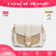 COACH/蔻驰官方 奥莱款GEORGIE女包C字印花马鞍包单肩斜挎包C2806