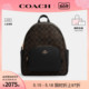 COACH/蔻驰官方 奥莱款大号女士PVC配皮双肩包5671