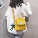 帆布斜挎包女2025新款手机包夏季百搭单肩包可爱小背包宝妈出门包