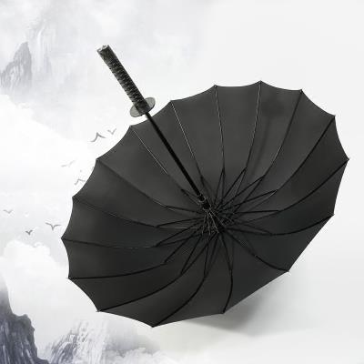 剑伞长柄雨伞24骨图片