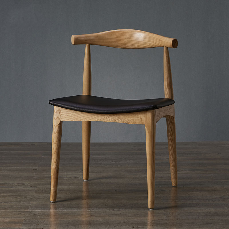 牛角椅子水曲柳图片