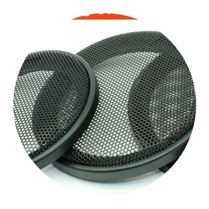 汽车音响喇叭网罩改装高音质车用车载音箱防尘护盖金属装饰圈配件