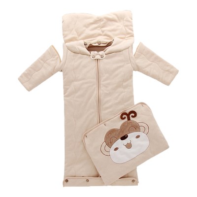 宝宝睡袋夏季薄款彩棉图片