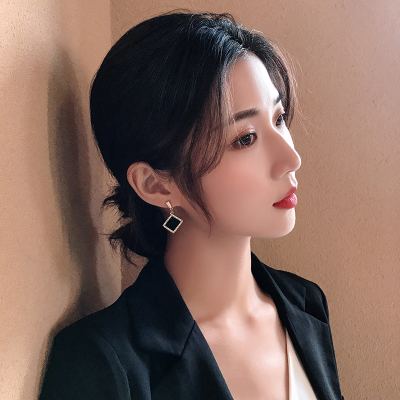 女士耳坠气质时尚短发耳环大气适合圆脸高档简单简约韩式韩版