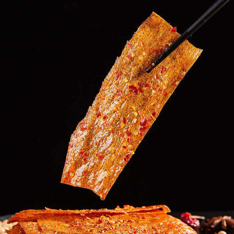 江西特产萍乡辣条豆皮儿时怀旧麻辣网红辣味小零食手撕手工大辣片