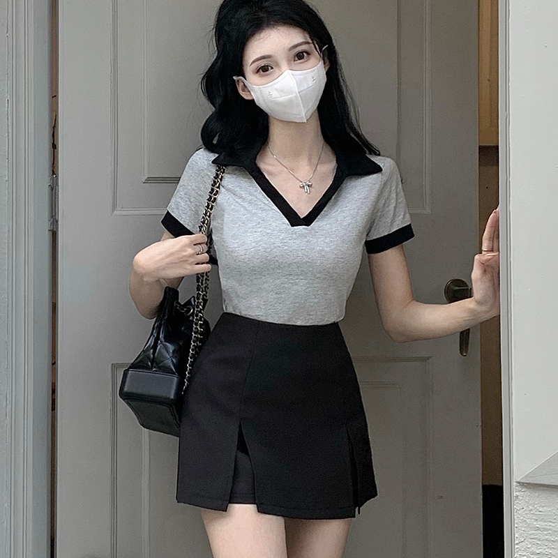 天猫$39折后价$39夏季酷盐系少女穿搭炸街时尚欲纯风辣妹港风复古chic