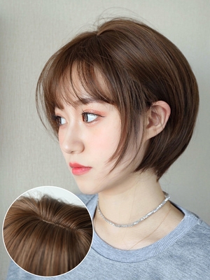 假发女短发韩国波波头图片