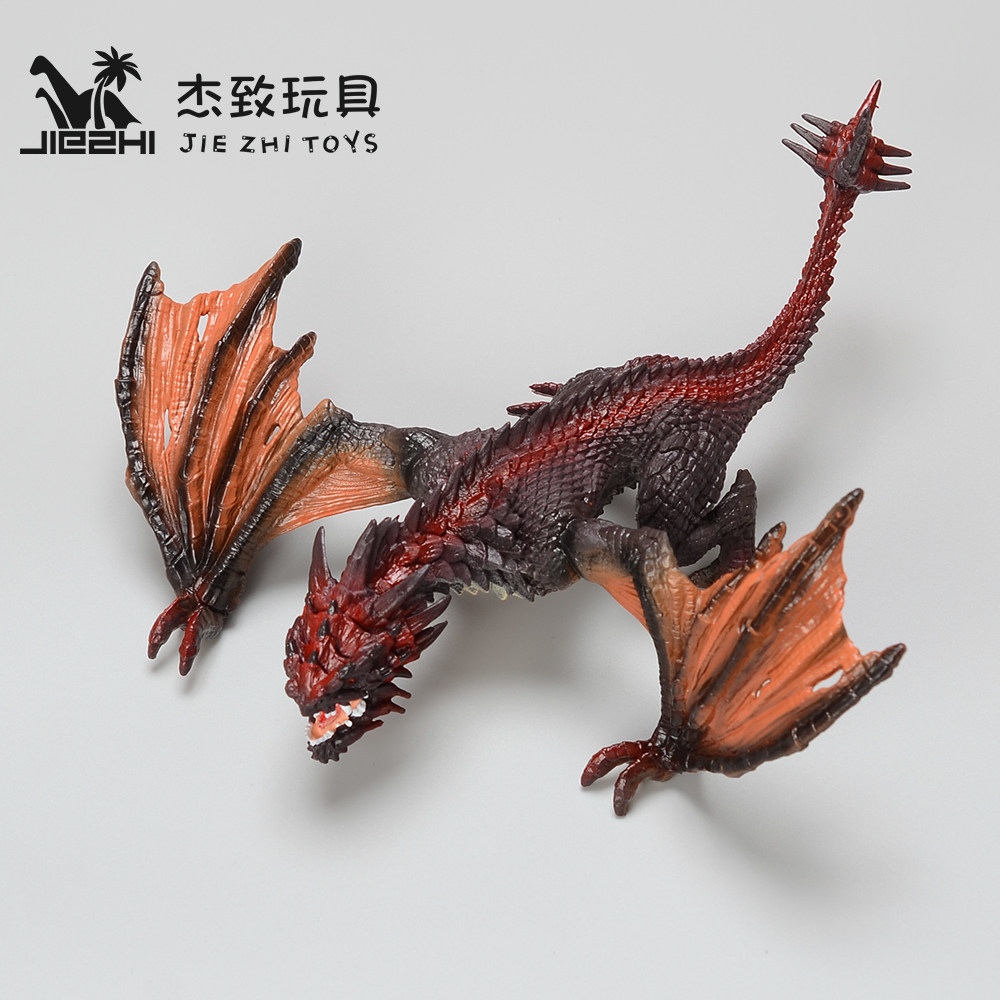 战龙兽飞龙模型玩具西方龙魔幻地狱魔龙魔兽东方神龙手办摆件玩偶