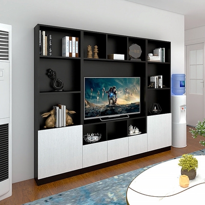 电视墙隔断柜图片