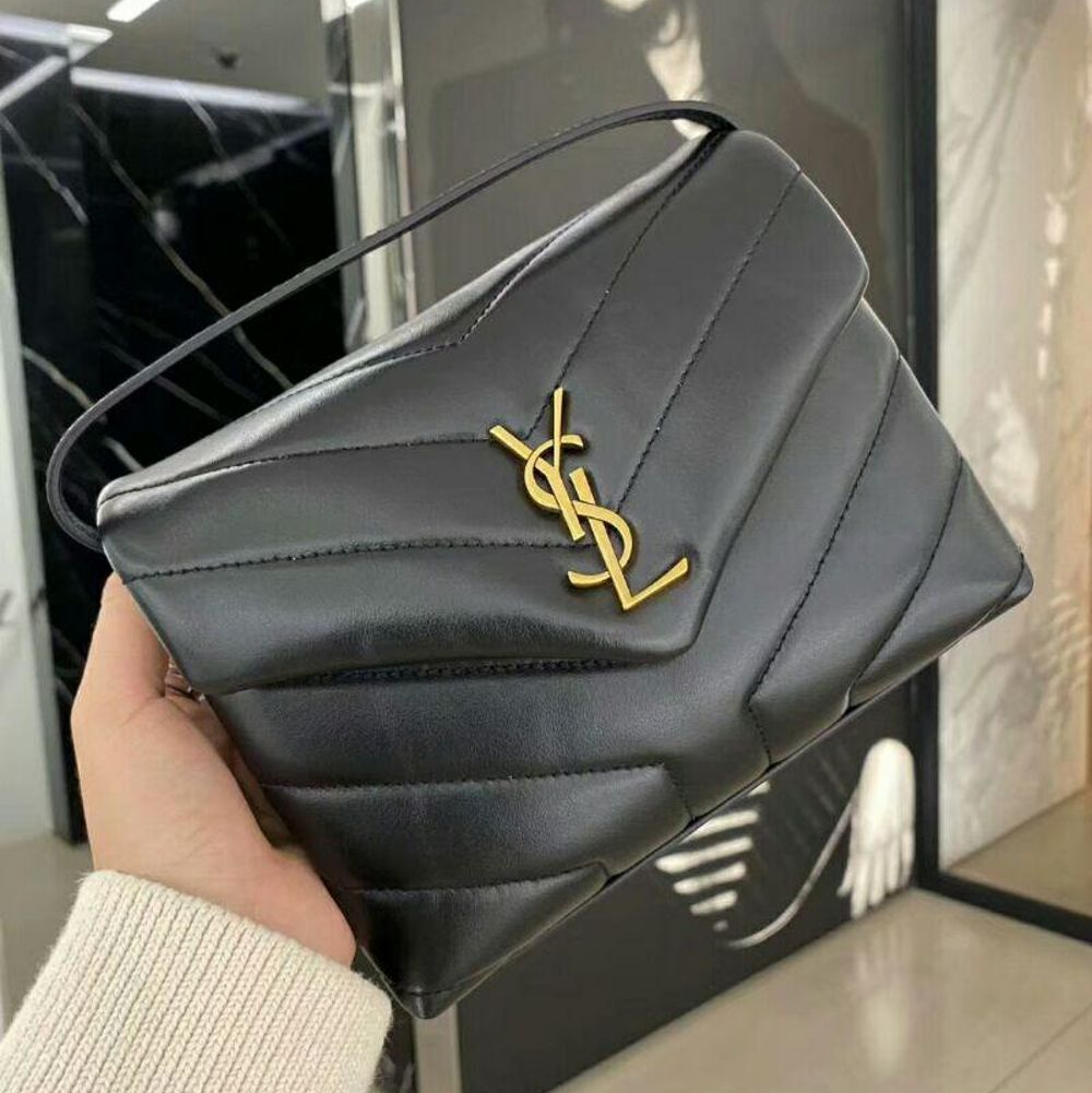 海澳德代购ysl/圣罗兰loulou小号方胖子链条邮差包单肩斜跨包女包