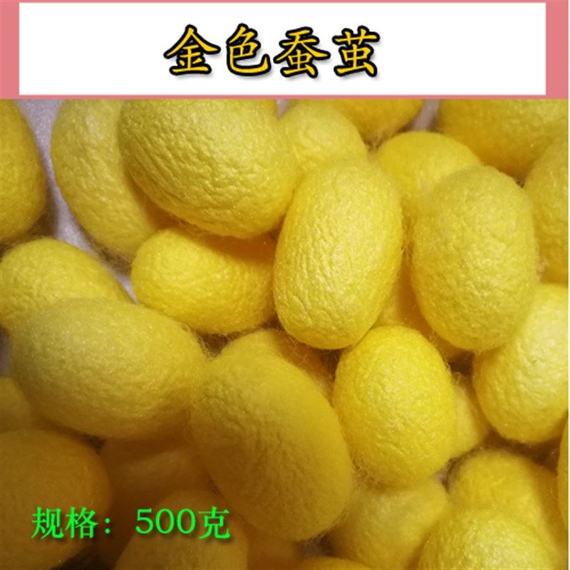 然美容蚕茧美工蚕茧白色茧子彩色蚕茧干茧活蛹v茧洁净高品质