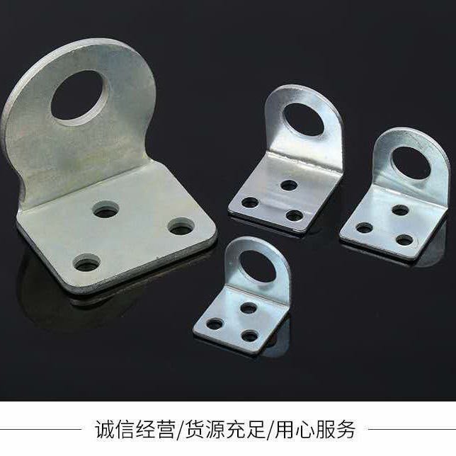 镀锌锁片门对扣锁鼻锁扣箱包搭扣铁门鼻子平角直角老式木门门s吊