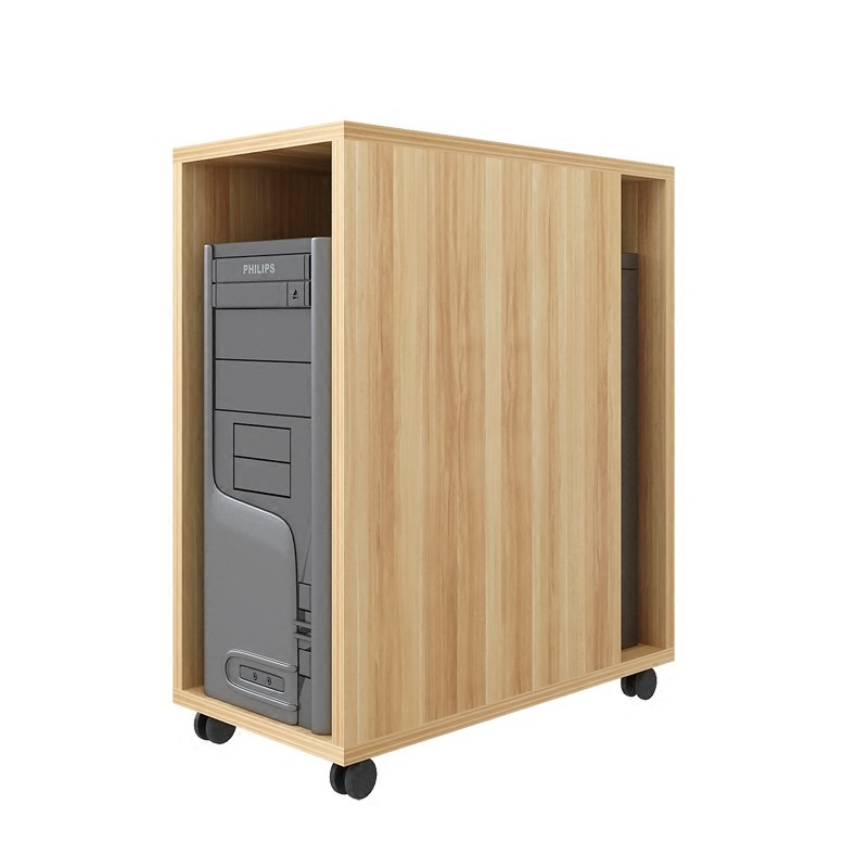 可移动台式电脑主机托架底座托盘机箱拖架托移动滑轮主机柜置物架