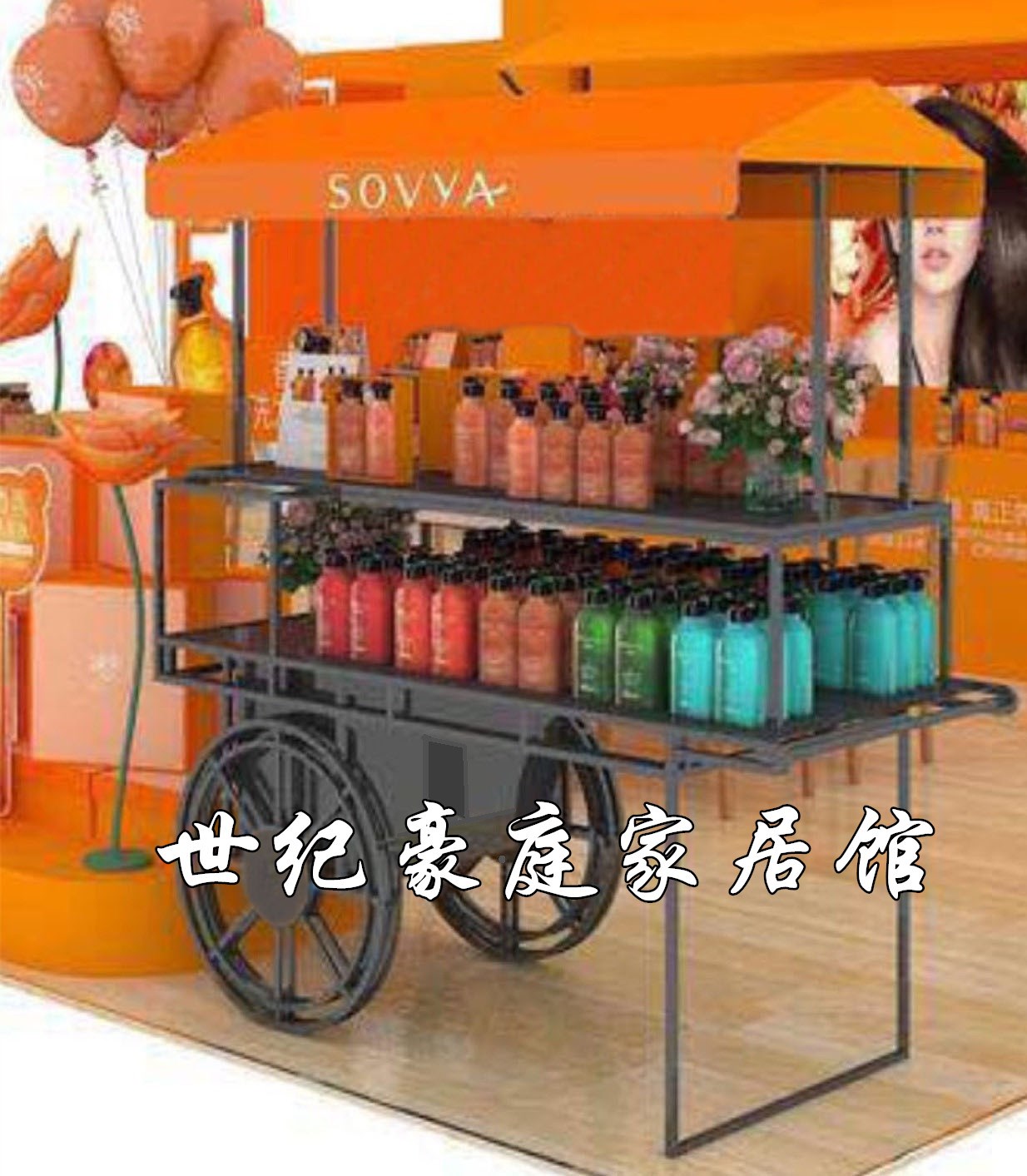 高档花车货架价格