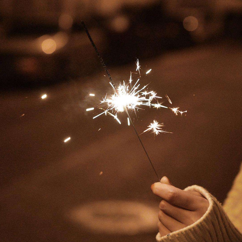 新年道具烟花仙女棒闪光棒呲棒一次性发光春节拍照摄影五角星装饰 –