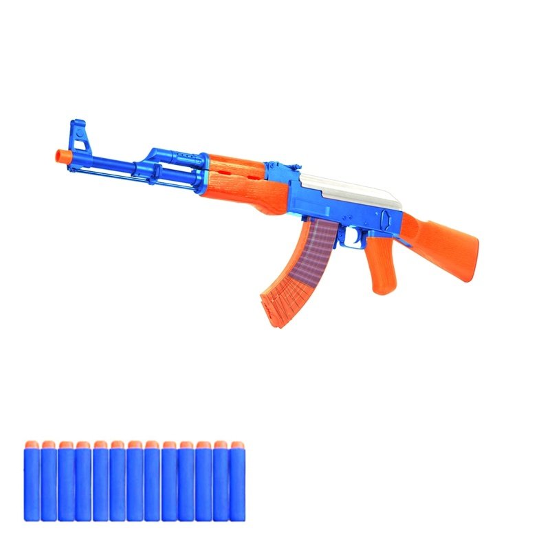 新品仁祥ak102实木三代aks474u海绵男孩吃鸡电动玩具电动玩具枪