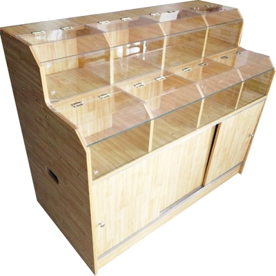 五谷杂粮展示柜散装货架超市干果防潮密封货柜散称干货展示架展柜