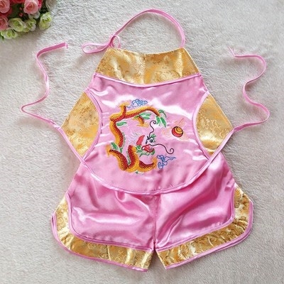 婴儿肚兜薄款0-3岁护肚围男童肚兜女宝宝肚兜黄色新生儿