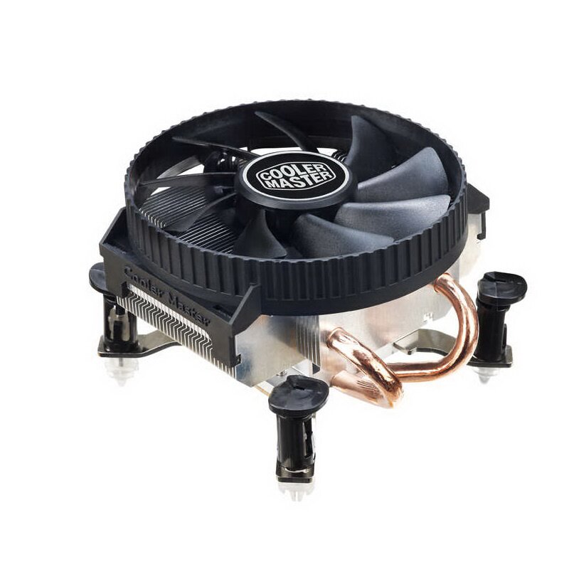 猎鲨v200cpu风扇htpc机箱1155一体机cpu散热器散热器