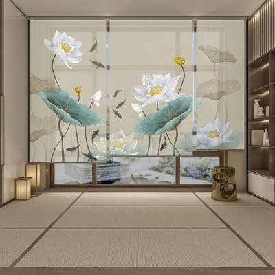 屏风布艺帘挂式价格