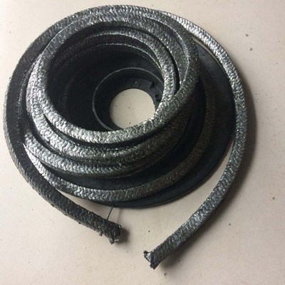 耐高温密封圈400度石棉盘根水泵橡胶填料2018沾上纤维陶瓷石墨上.