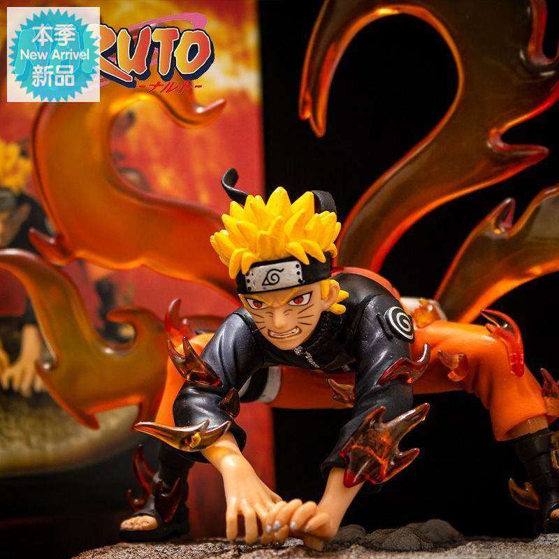 火影忍者火焰田小樱鼬雏卡卡西斑佐水门鸣人手办九尾手办