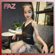 FAZ儿童拉丁舞练功服套装吊带女童演出服高档专业分体流苏裙夏季