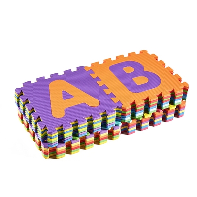 泡沫拼图玩具益智字母数字图片