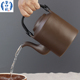 馨明园陶瓷原矿紫陶养生提梁壶夏日凉水壶家用复古大号花茶壶1.6L