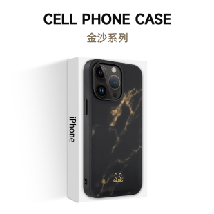 SS原创新款高级感ins金沙黑磨砂大理石纹皮革适用于iphone15promax手机壳苹果14保护套xs硅胶全包13软防摔12