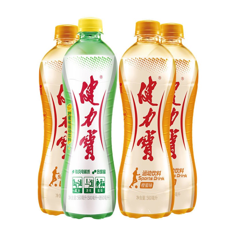 健力宝蜜+柠运动碳酸3+1*橙