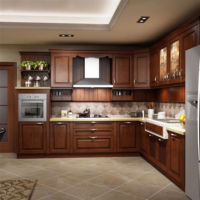 订做厨柜橱柜天津整体定制定做厨房美式欧式中式实木橱柜开放式