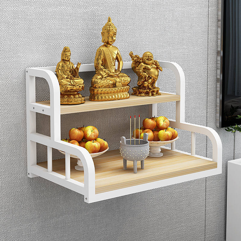 佛台观音供神供台墙壁吊柜架子神龛佛龛财神爷架挂墙牌位家用挂式