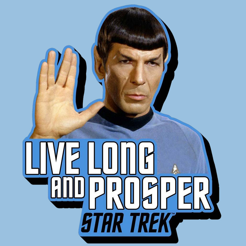 星际迷航 star trek 史波克 spock 短袖t恤 新款男装 纯棉半截袖