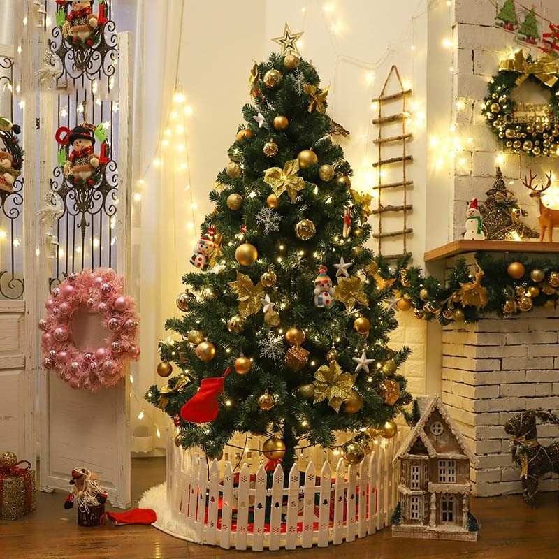 圣诞树装饰家用圣诞礼品用品24m手工装扮玩具圣诞树