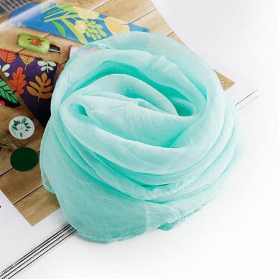 薄款沙巾防蚊虫柔围巾遮阳婴儿车丝巾新生婴儿外出防风纱巾宝宝.