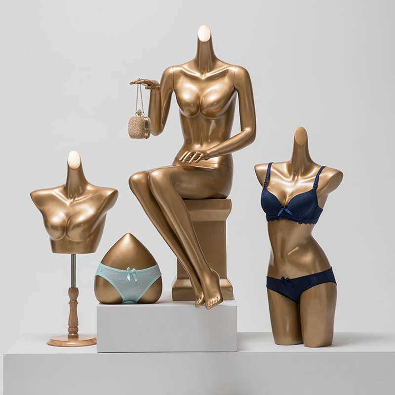 内衣模特模特半女胸罩内裤文胸罩道具展示橱窗假人服装模特