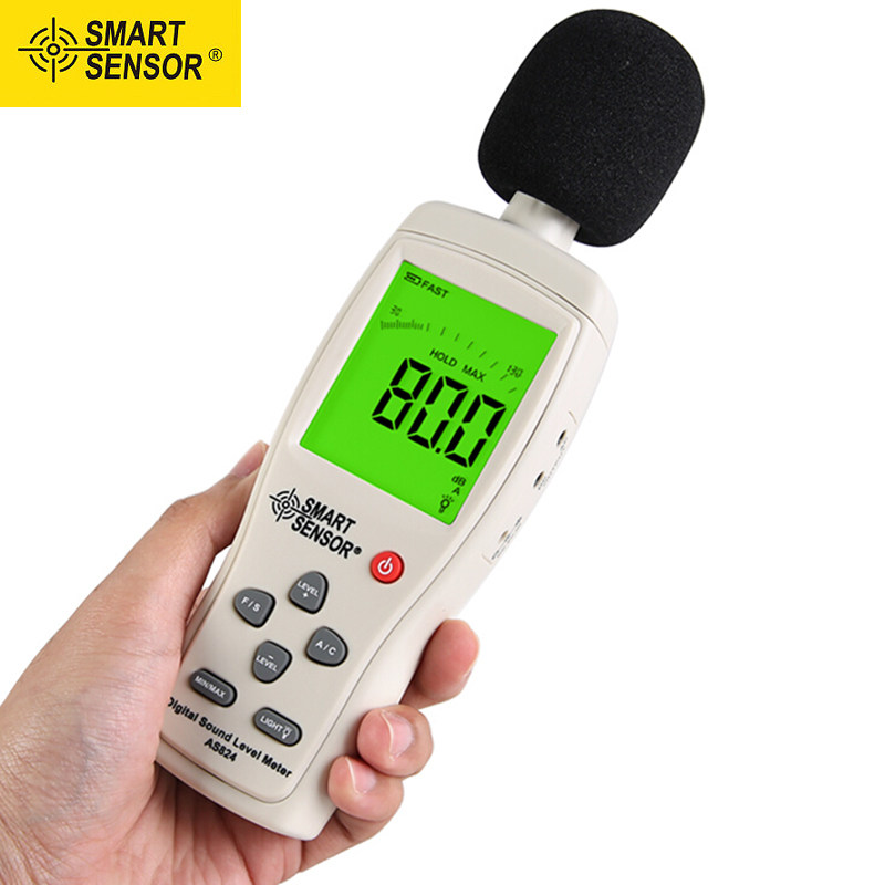 噪音分贝正品希玛as824数字声级计分手持噪音仪