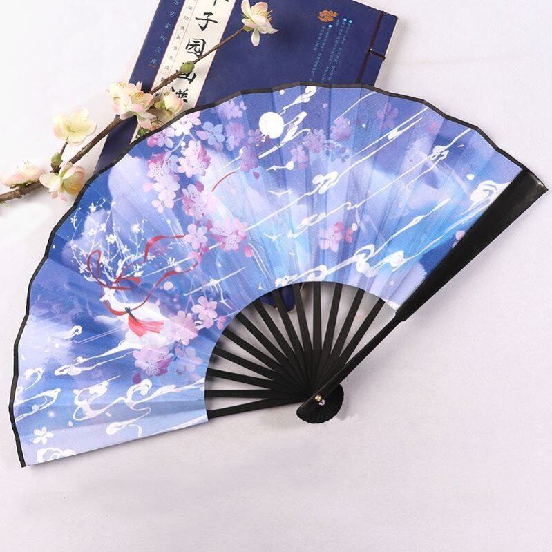 夏季霸气易结实夏天古代防身合古风仙气男生开帅气e折扇扇子实用