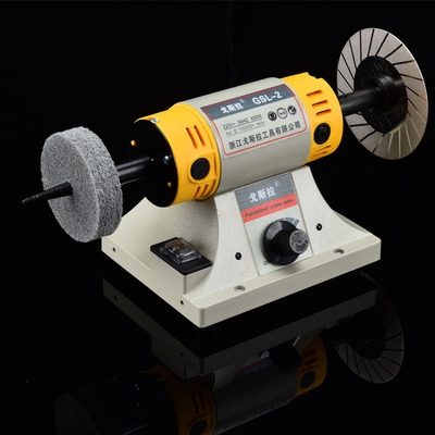 戈斯x拉多功能台磨机玉石雕刻机琥珀蜜蜡打磨机佛珠抛光机切割.